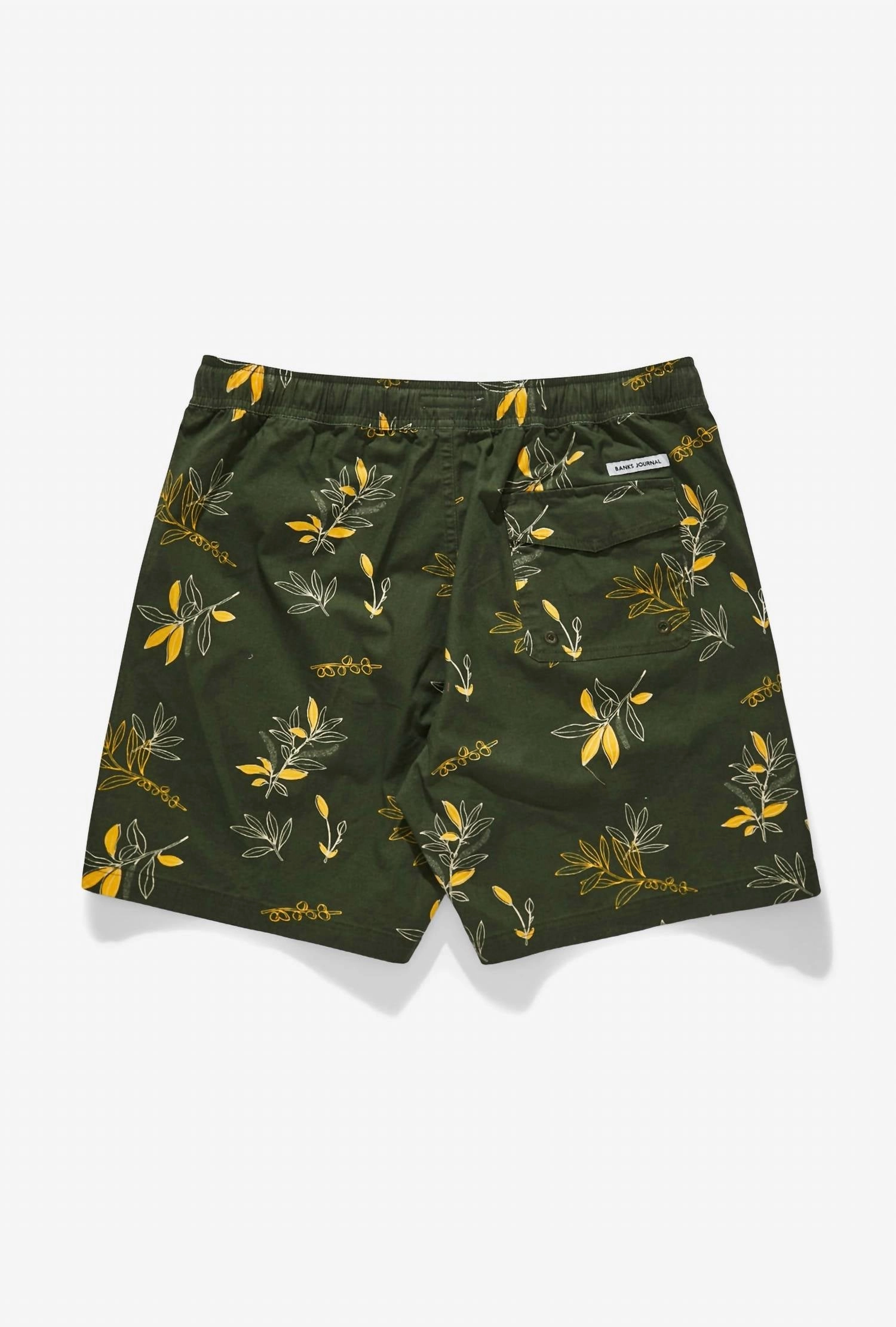 Men's Neighbour Elastics Boardshort In Green