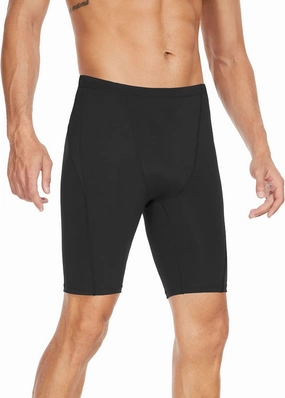 Men's Swim Jammers Competitive Athletic Swim Team Suit Training Endurance Racing Quick Dry Swimming Shorts UPF 50