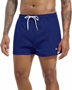 Men's Swim Trunk Quick Dry Solid 3"" in Inseam Swimwear Bathing Suit with Mesh Lining Beach Shorts