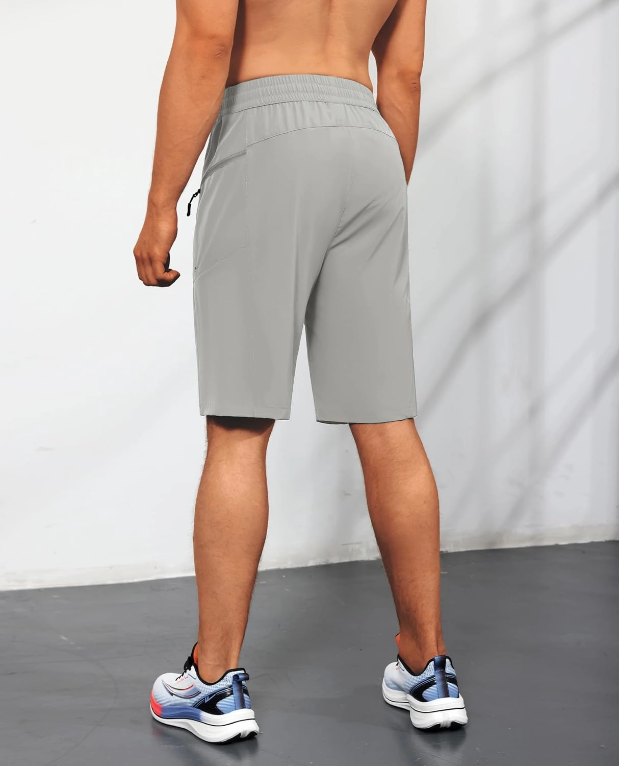 Men's Swim Trunks Quick Dry Beach Shorts with Zipper Pockets, UPF 50 , Swimming, Surfing, Outdoor - No Mesh Liner