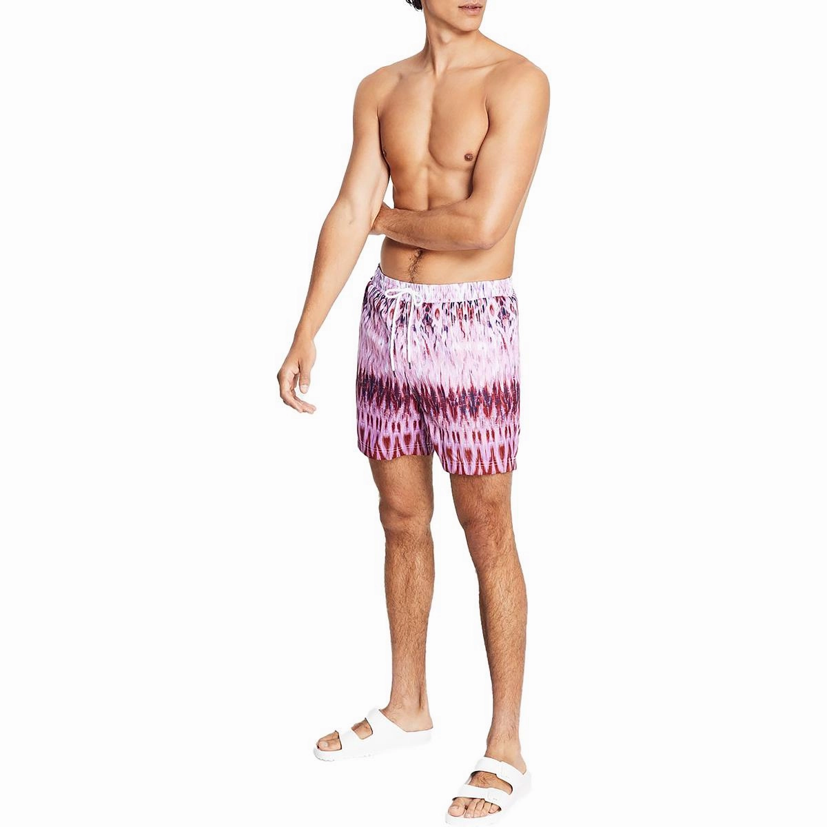 Mens Board Short Drawstring Swim Trunks