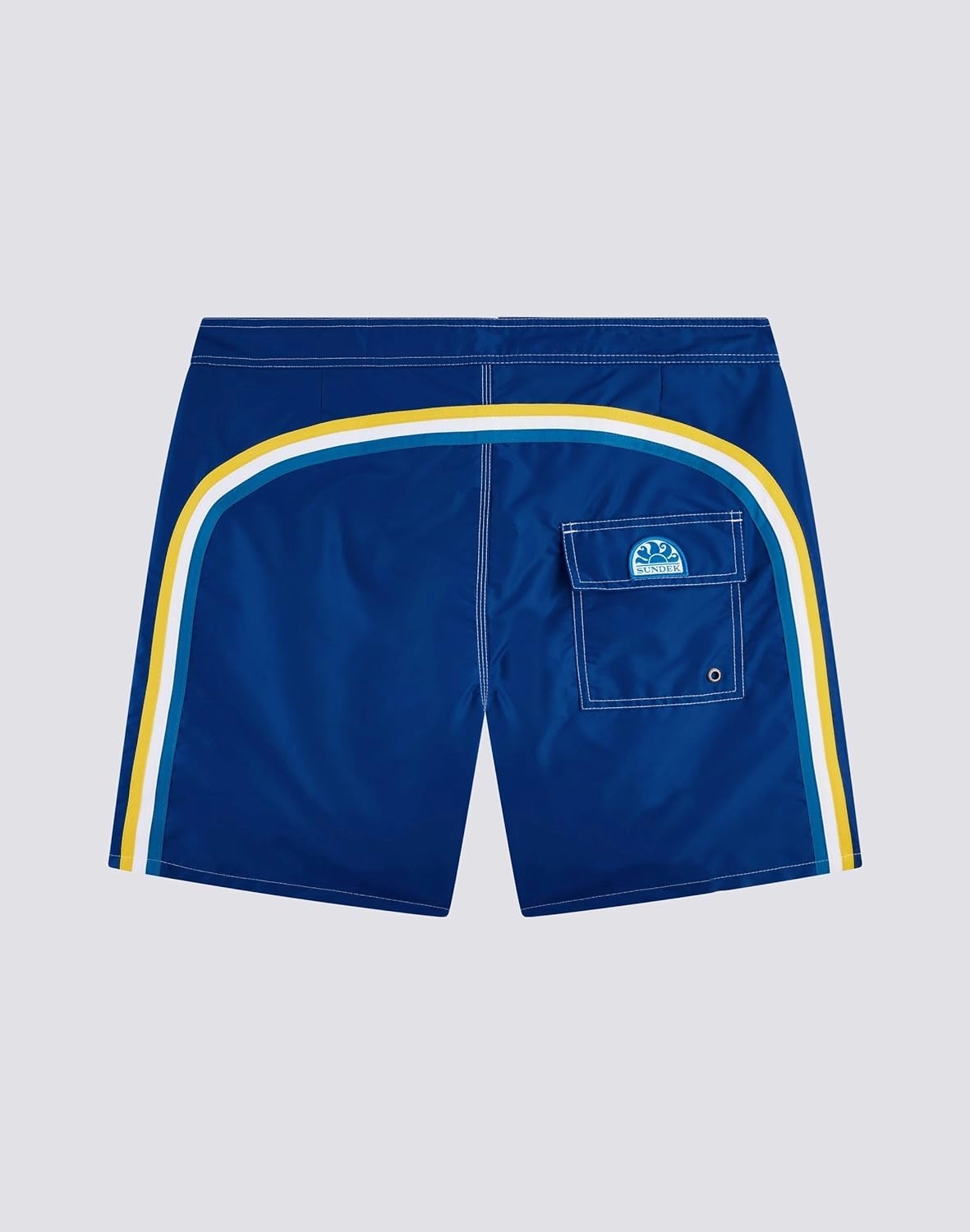 Mens Fixed Waist Boardshort, Swim Trunks 16" Length 7.5" Inseam