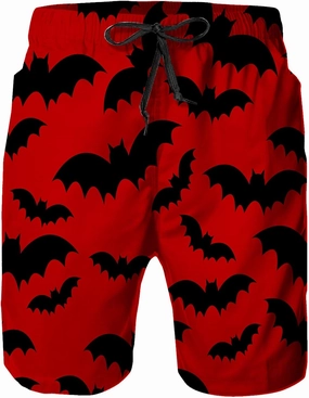Mens Quick Dry Swim Trunks with Mesh Lining, Summer Surf Long Beach Pants Board Shorts Bathing Suits