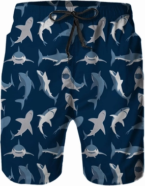 Mens Quick Dry Swim Trunks with Mesh Lining, Summer Surf Long Beach Pants Board Shorts Bathing Suits