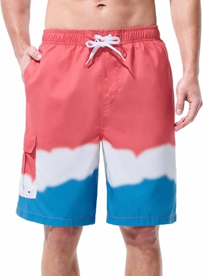 Mens Swim Trunks Board Shorts Swim Shorts Quick Dry 9 Inch Beach Swimwear