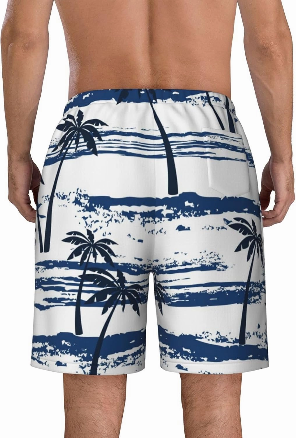 Mens Swim Trunks,Quick Dry Bathing Suits Summer Board Beach Shorts with Mesh Lining