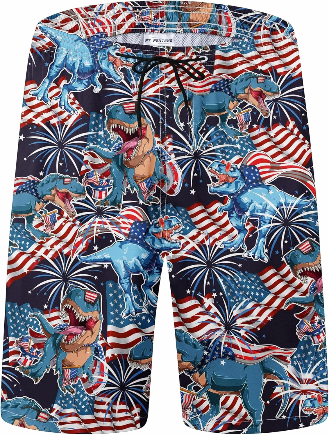 Mens Swim Trunks Quick Dry Board Shorts with Mesh Lining, Breathable Surf Beach Shorts Swimwear Bathing Suits