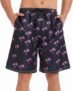 Mens Swim Trunks with Mesh Lining,Quick Dry Big Tall Board Shorts Swimsuit Beach Pants Swimwear Bathing Suits