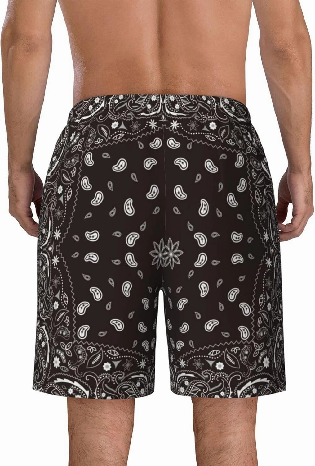 Mens Swim Trunks with Mesh Lining,Quick Dry Swimsuit Board Shorts Beach Pants Swimwear Bathing Suits