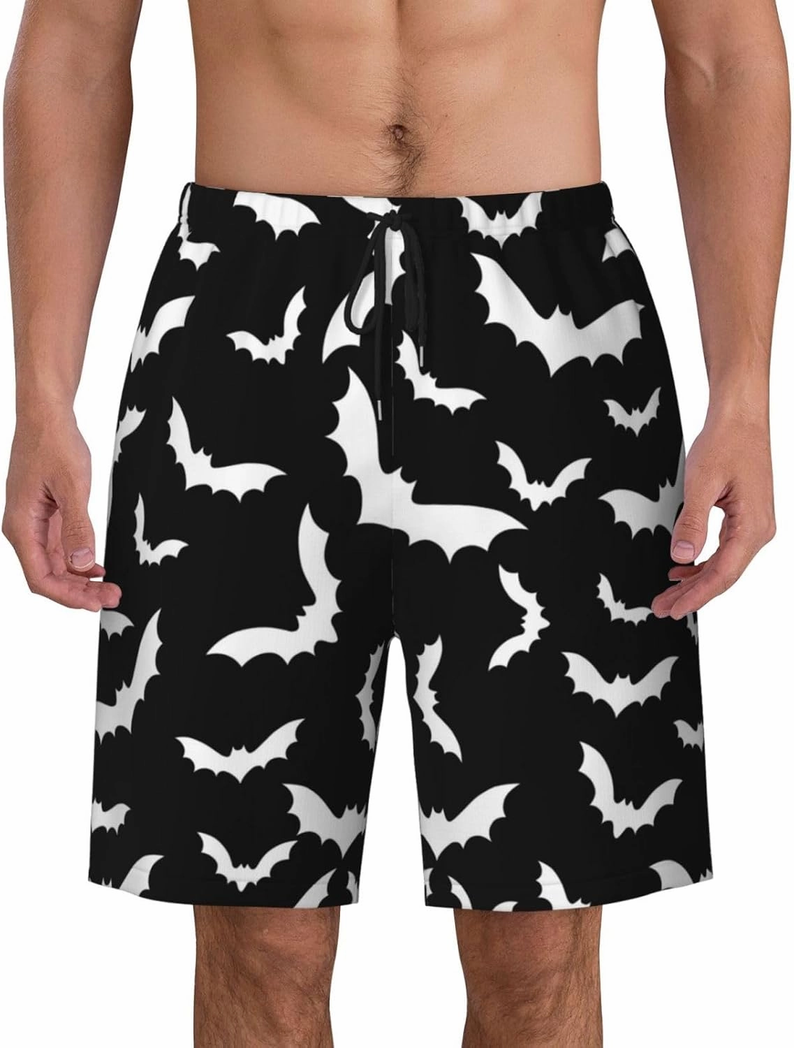 Mens Swim Trunks with Mesh Lining,Quick Dry Swimsuit Board Shorts Beach Pants Swimwear Bathing Suits