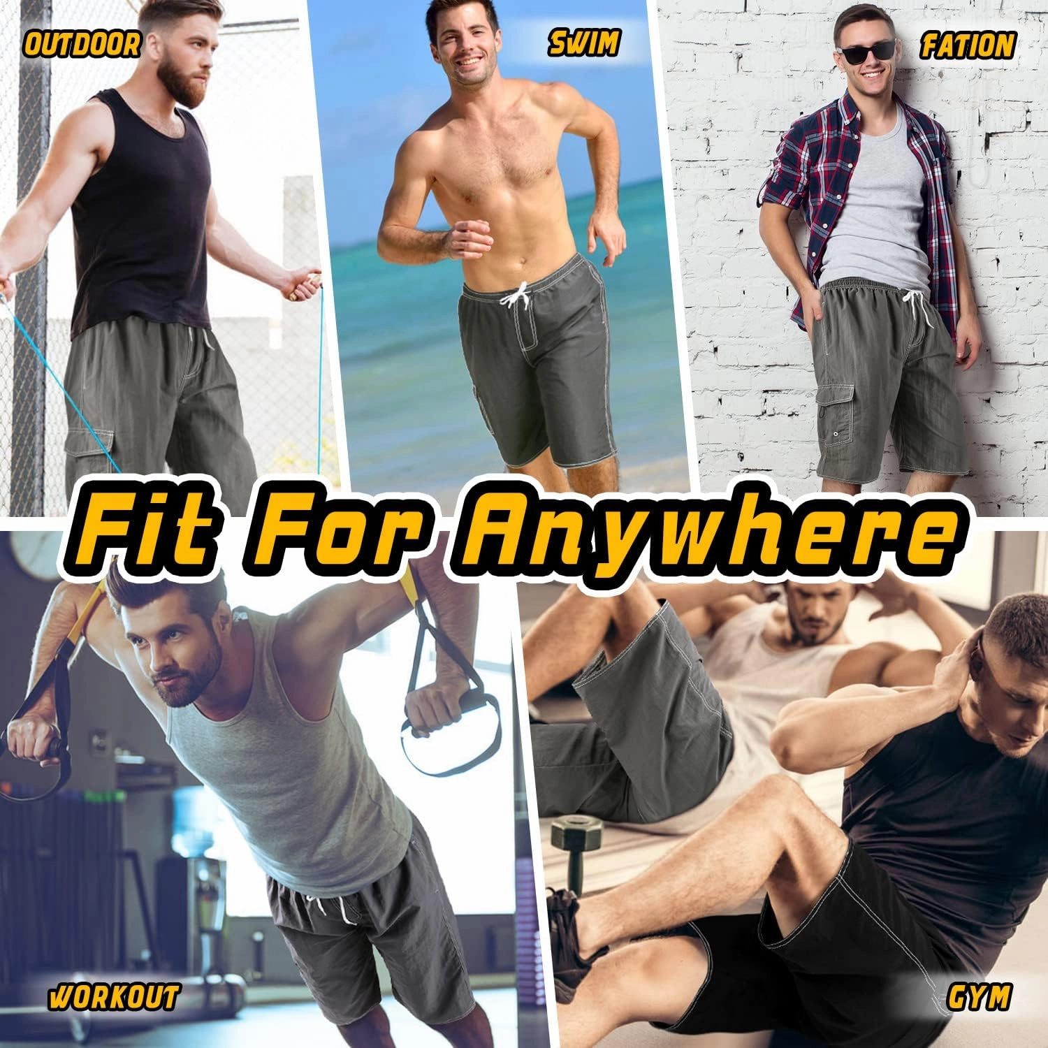 Mens Swimming Trunks Swim Trunks Quick Dry Swim Shorts with Mesh Lining Funny Swimwear Bathing Suits