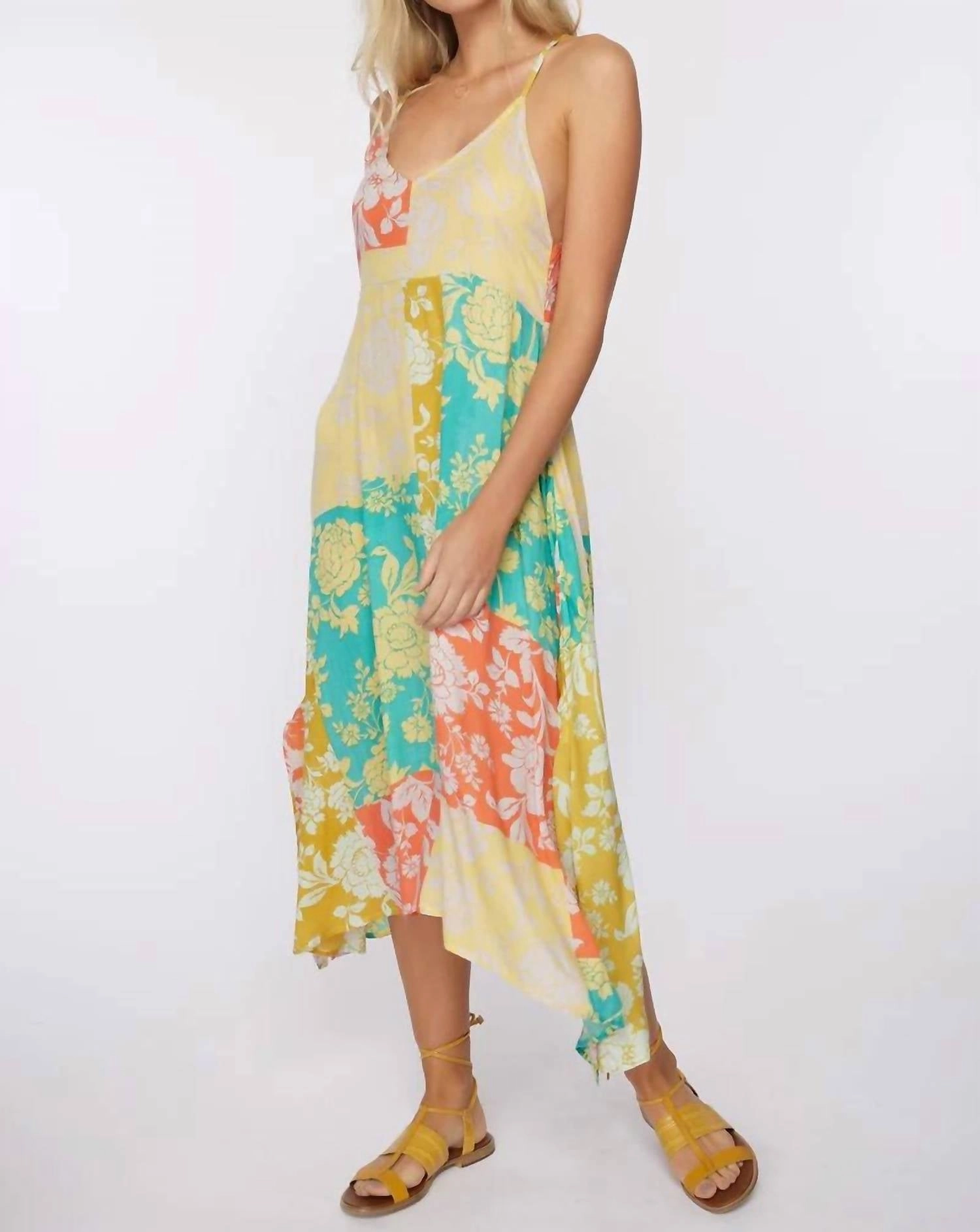 Midi Dress Swimsuit Coverup In Multi
