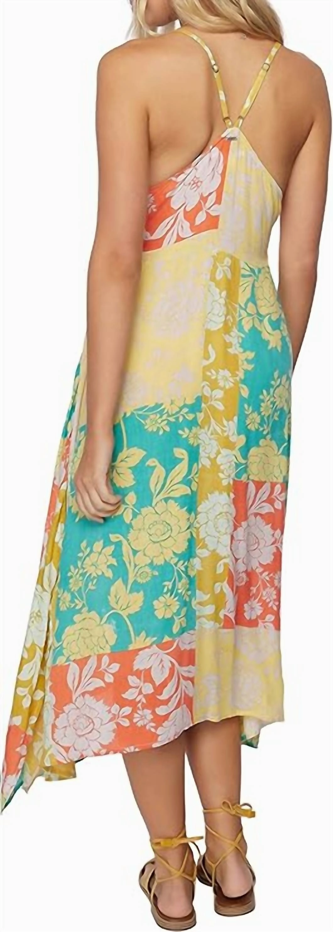 Midi Dress Swimsuit Coverup In Multi