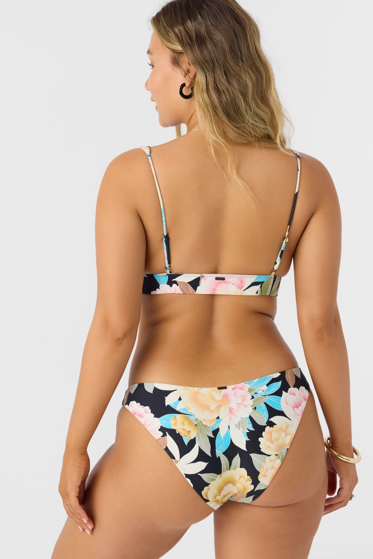 MIKAH FLORAL CANCUN BRALETTE TOP