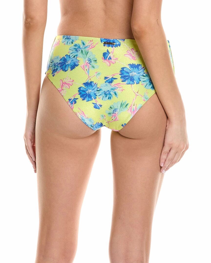 Milly Floating Cosmos Tie Front Bikini Bottom