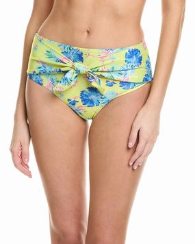 Milly Floating Cosmos Tie Front Bikini Bottom