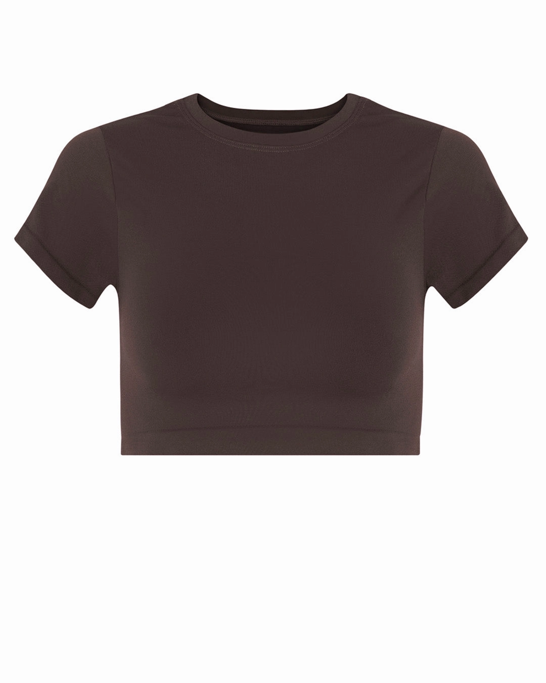 MINDFUL Crop Top | Chocolate Brown