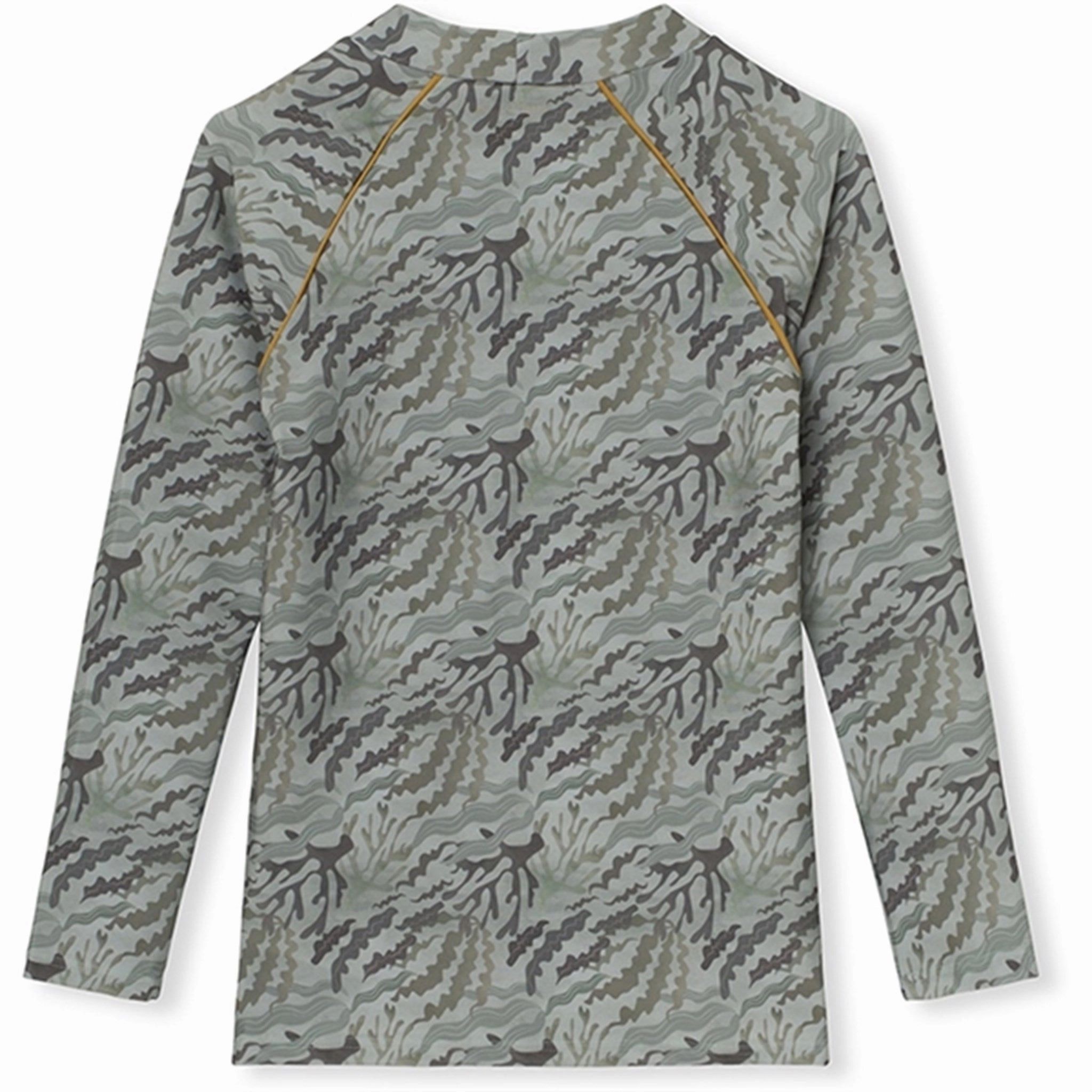 MINI A TURE Gani Printed UV50 Swim Top Sea Weed Camo