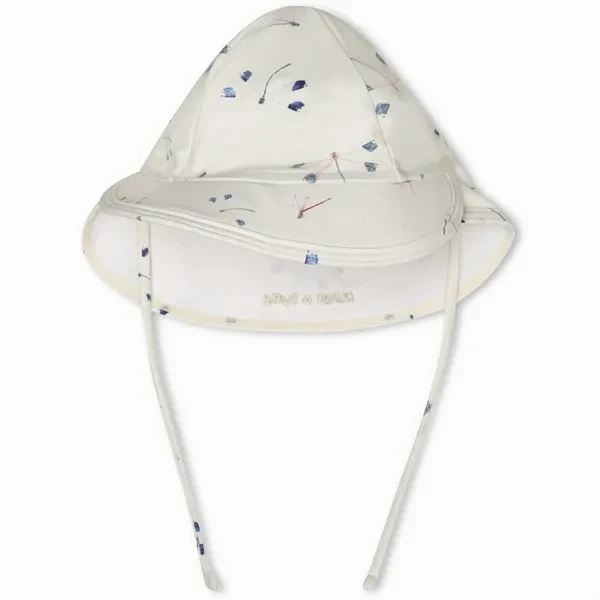 MINI A TURE Gustas Printed UV50  Sun Hat Yellow Dragonflies
