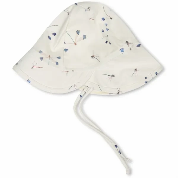 MINI A TURE Gustas Printed UV50  Sun Hat Yellow Dragonflies