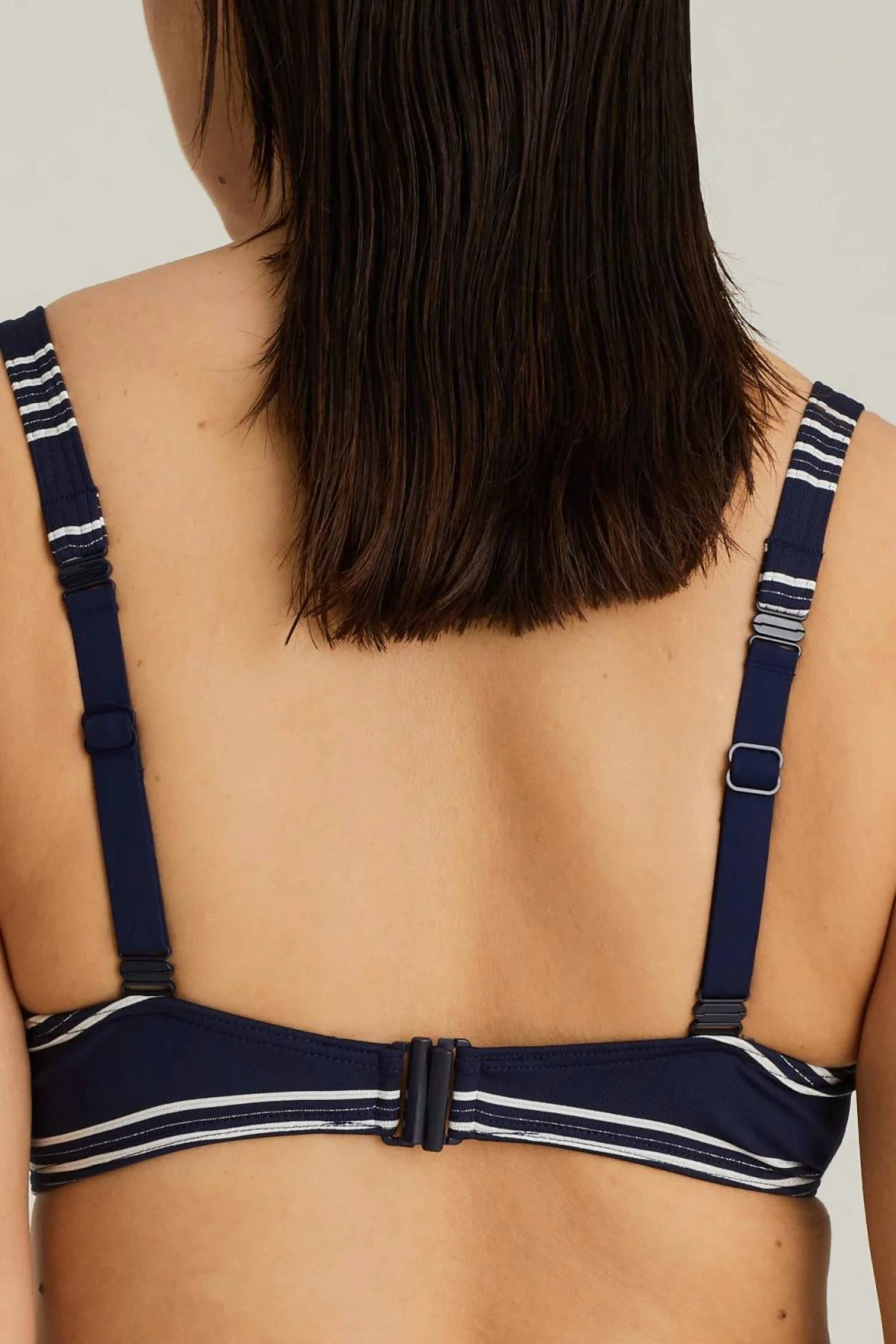 Mogador Padded Bikini Top In Sapphire