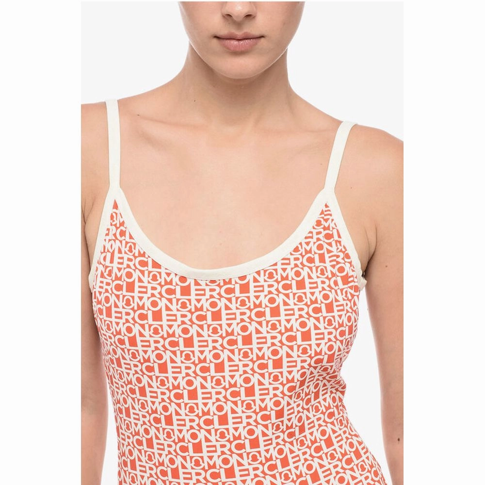Moncler All-Over Logoed One-Piece Women's Swimsuit