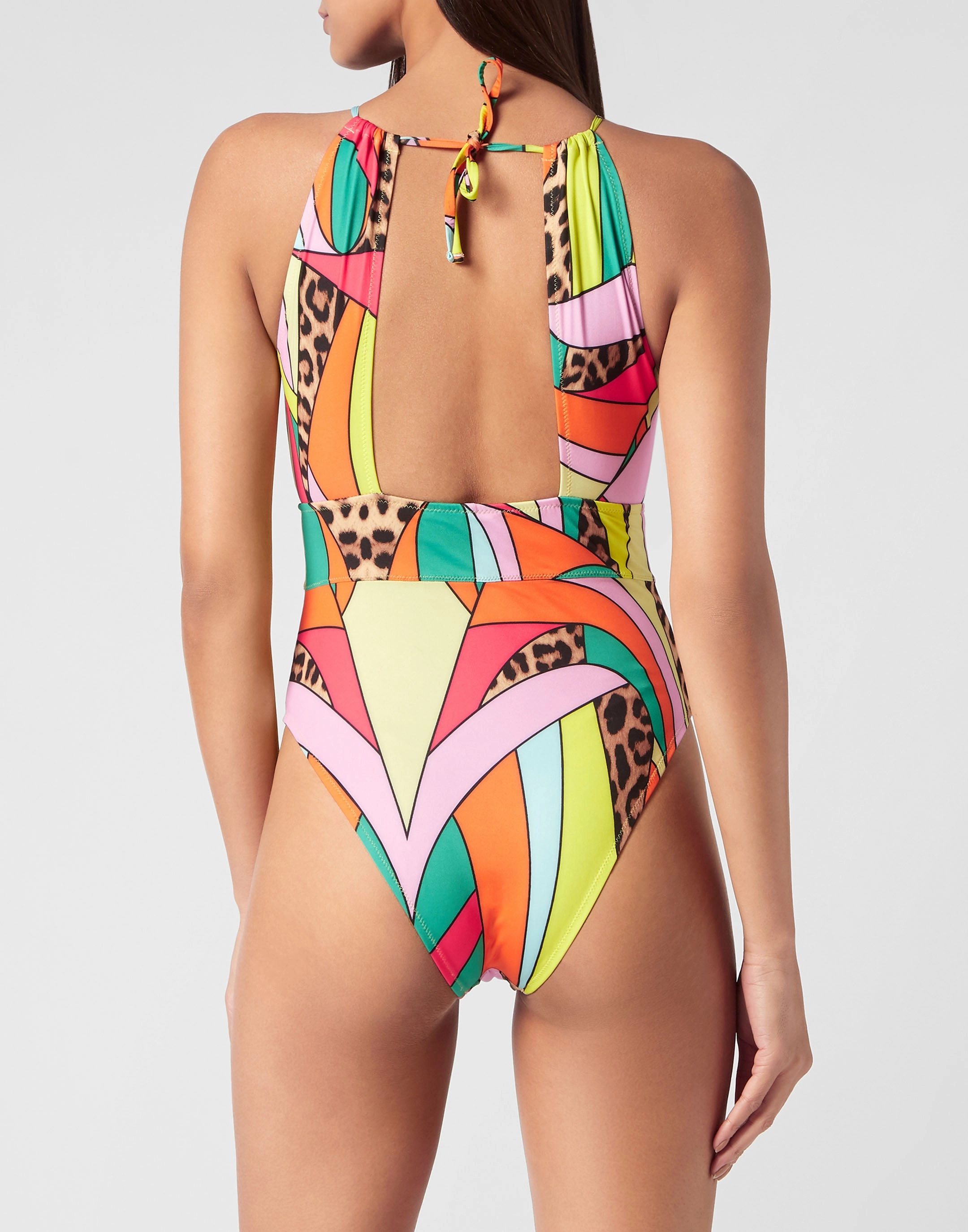 Monokini Rainbow Patchwork
