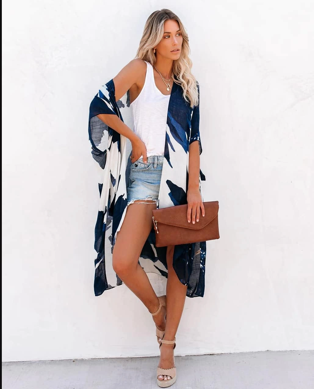 Moss Rose Women Summer Bikini Kimono Bathing Suit Cover Ups for Swimwear