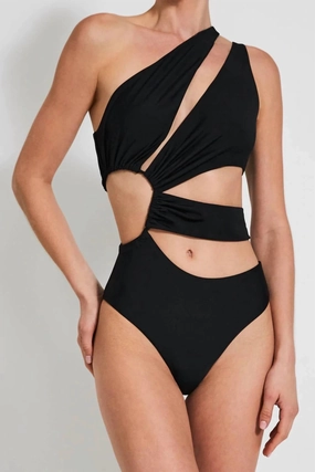 Nadine Full One Piece Swimsuit In Black