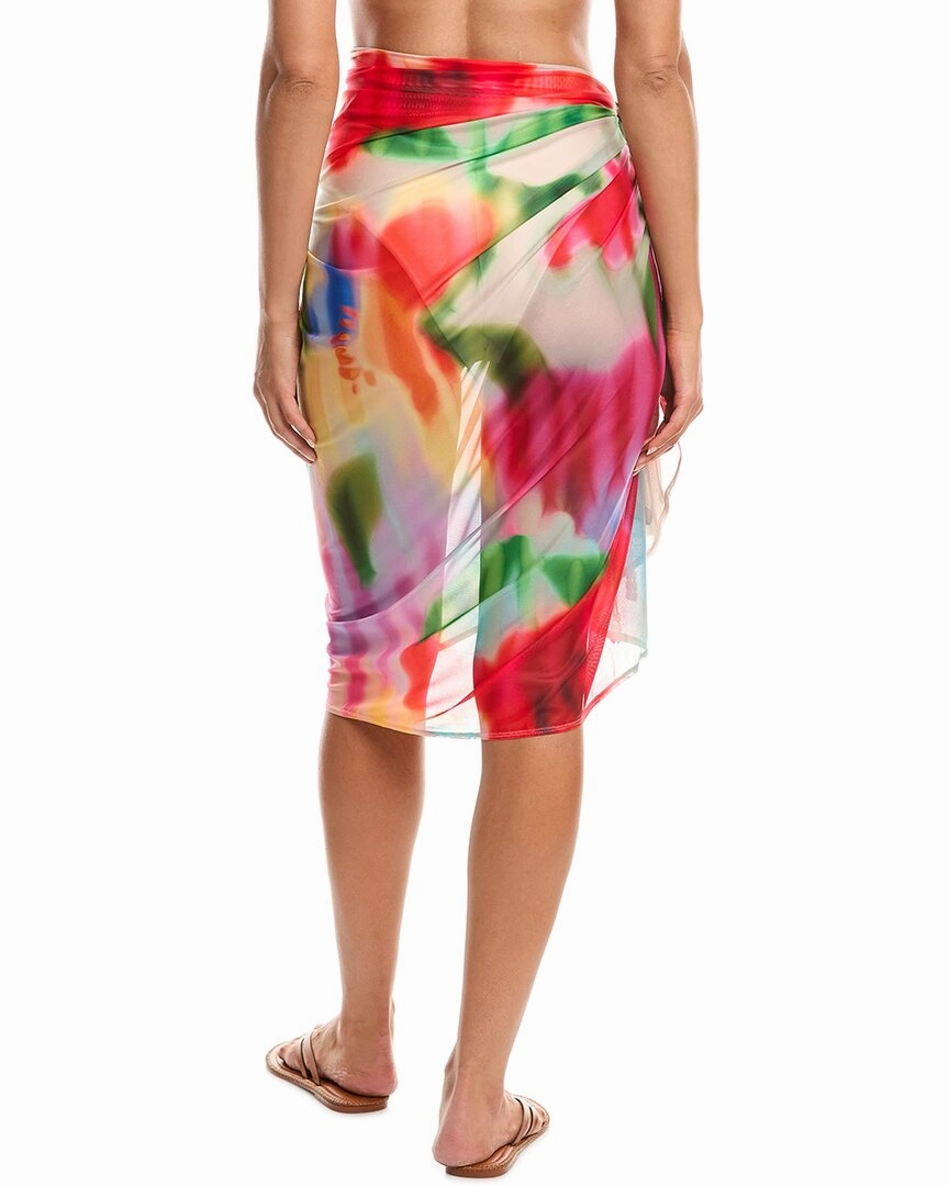 Natori Floral Mirage Mesh Pareo