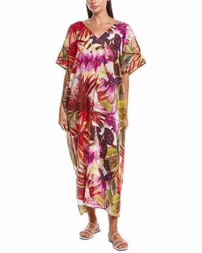 Natori Rainforest Beaded Caftan