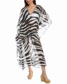 Natori Silk-Blend Caftan