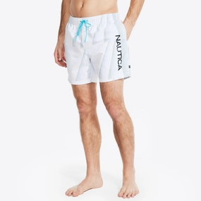 Nautica Mens 6" Ombre Wave Swim