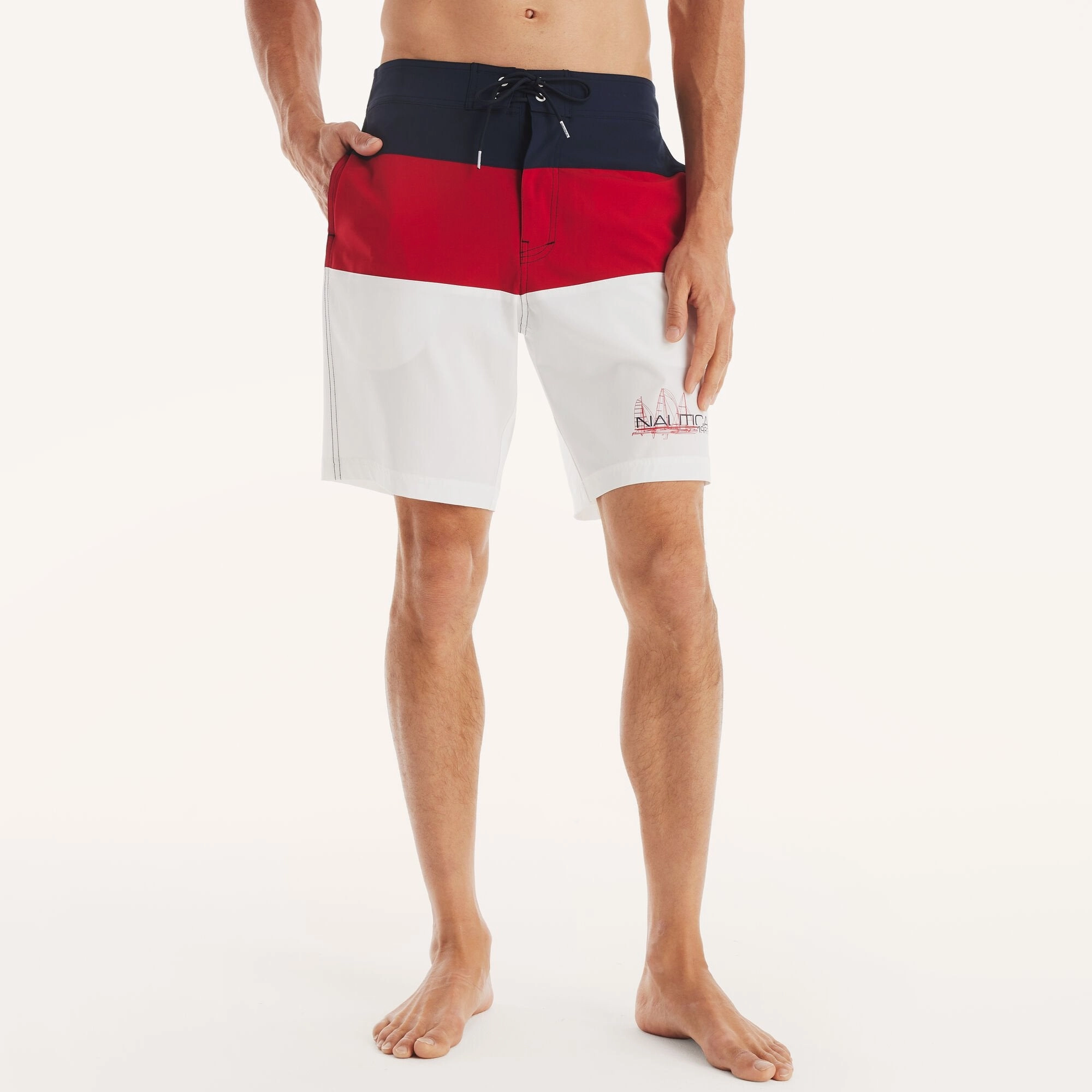 Nautica Mens 8.5" Board Quick-Dry Swim
