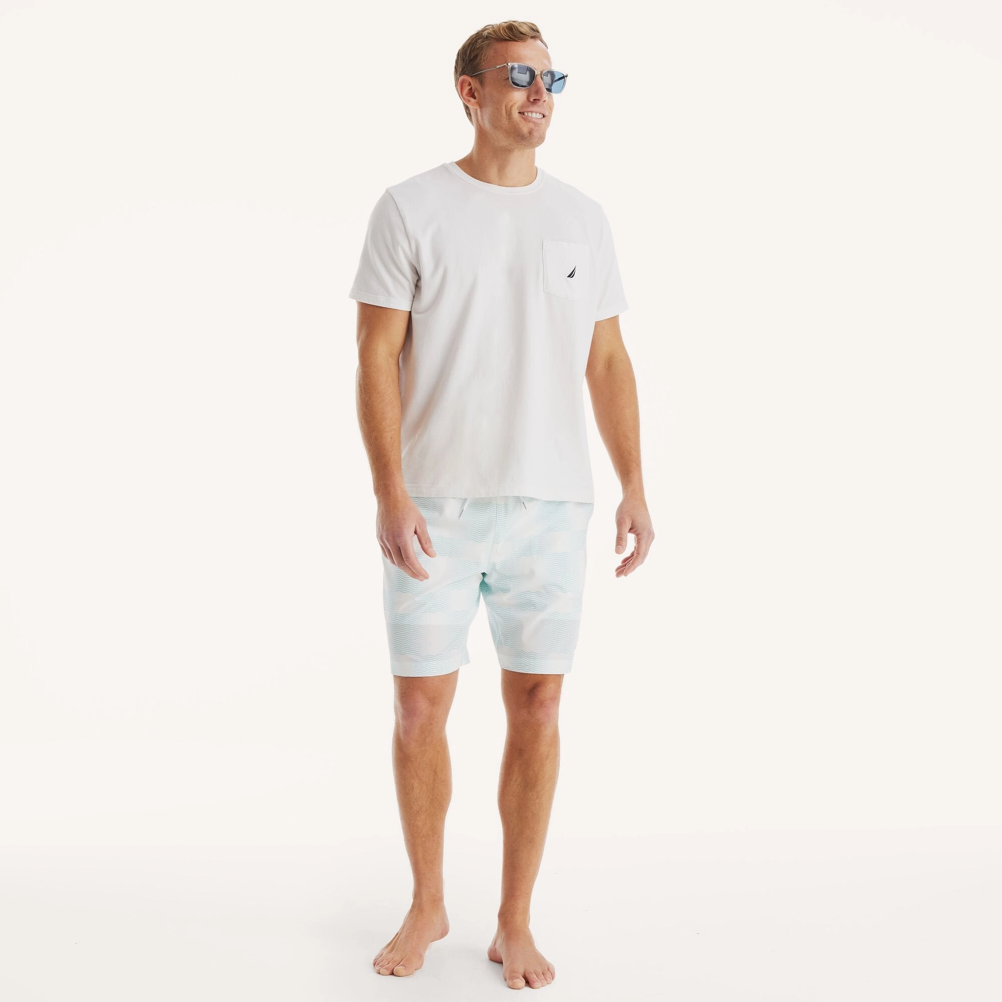 Nautica Mens 8" Quick-Dry Swim