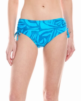 Next Destination Mid-Rise Ruched Bikini Bottom