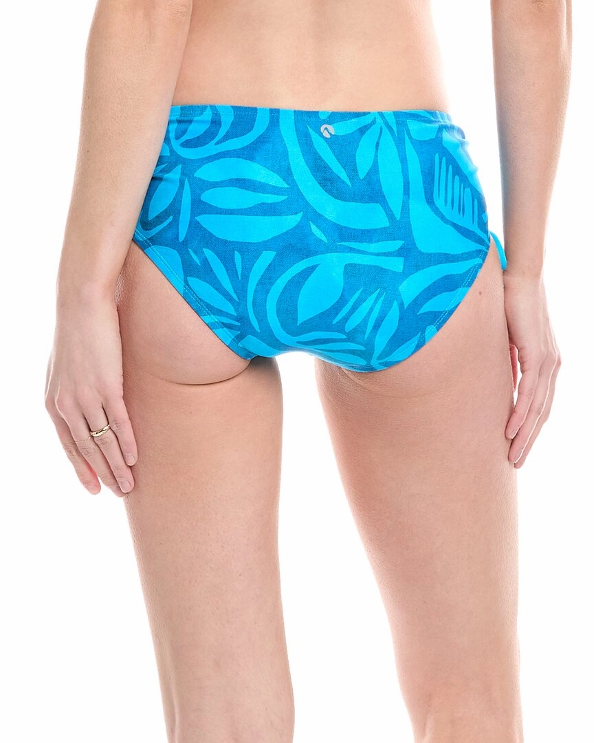 Next Destination Mid-Rise Ruched Bikini Bottom