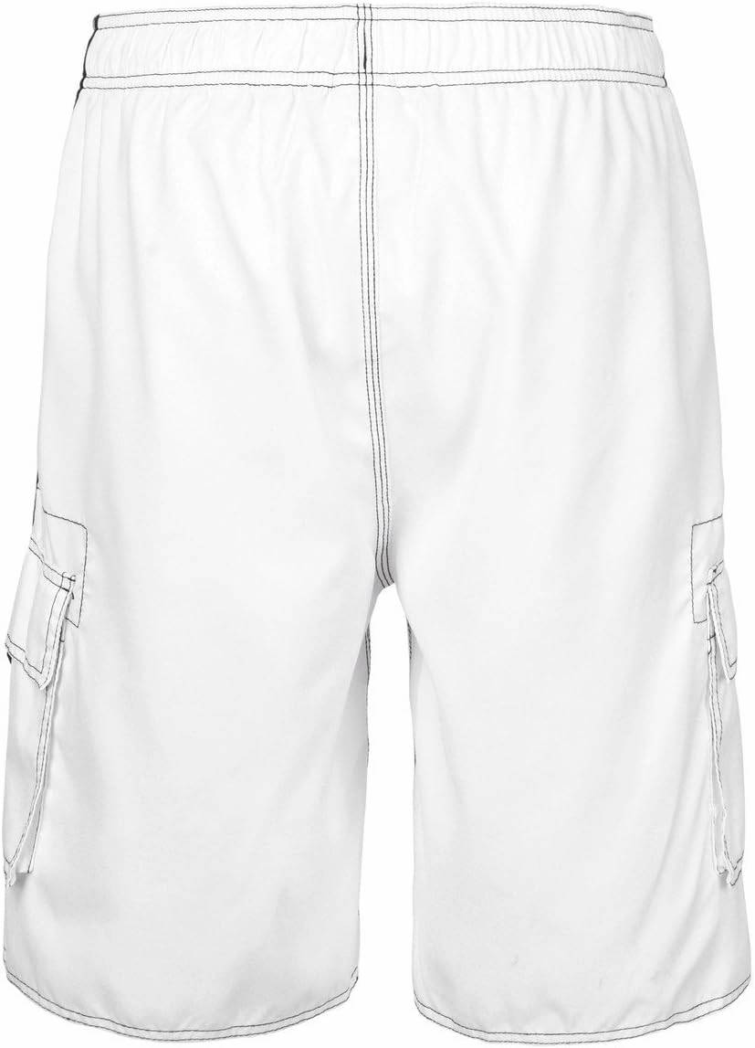 Nonwe Men's Beachwear Board Shorts Quick Dry with Mesh Lining Swim Trunks