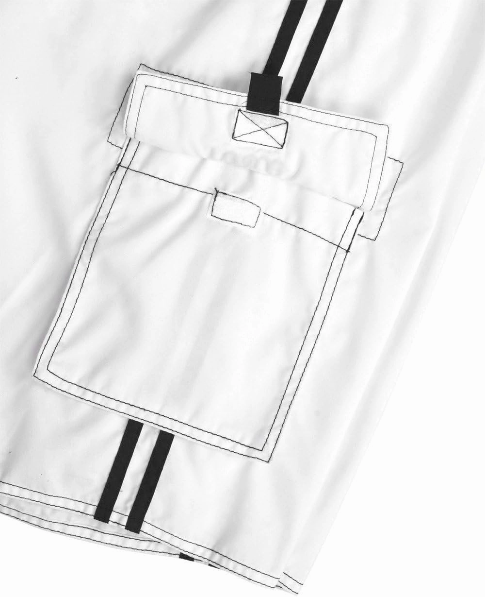 Nonwe Men's Beachwear Board Shorts Quick Dry with Mesh Lining Swim Trunks