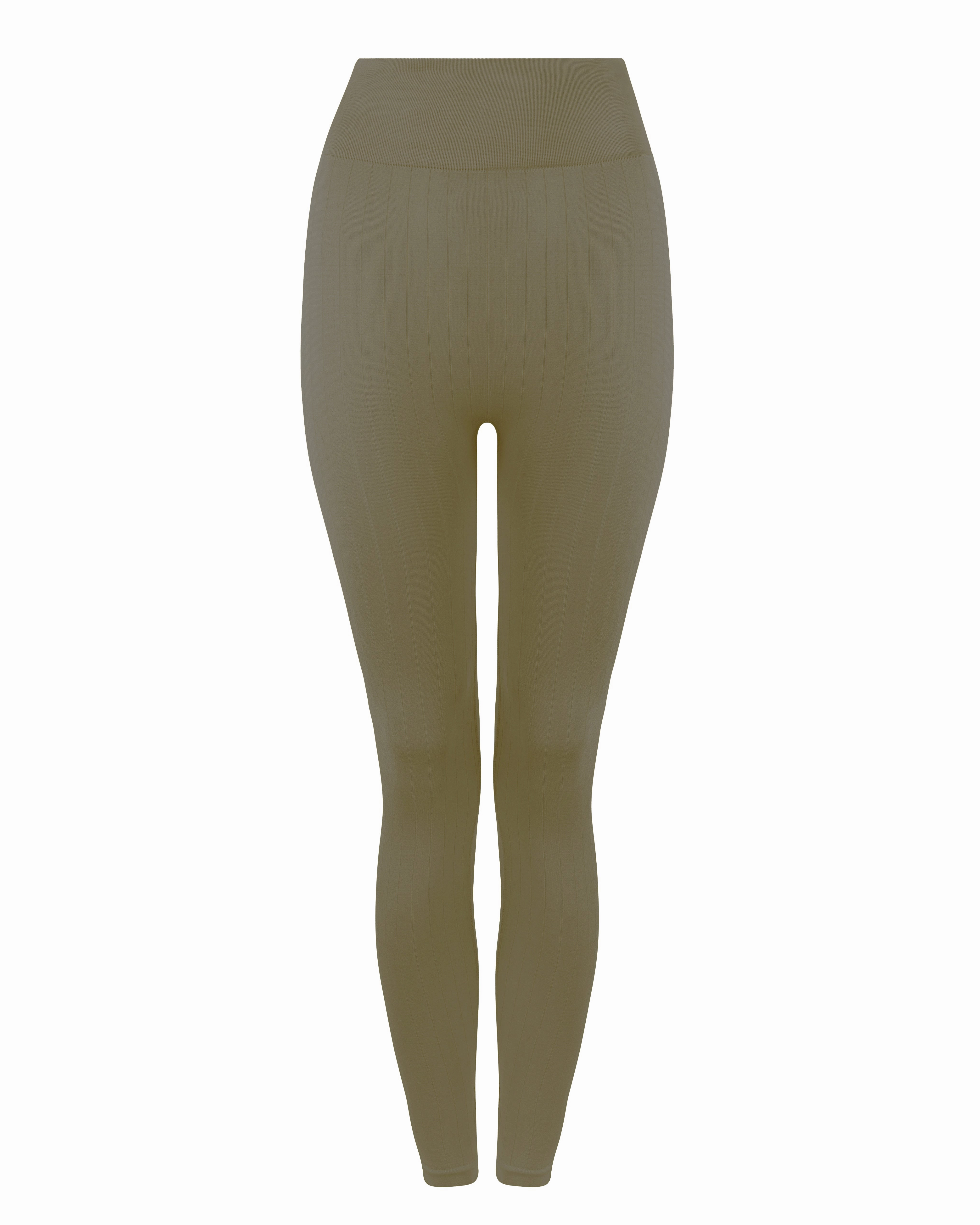 NOURISH FLAT RIBBED Leggings | Olive