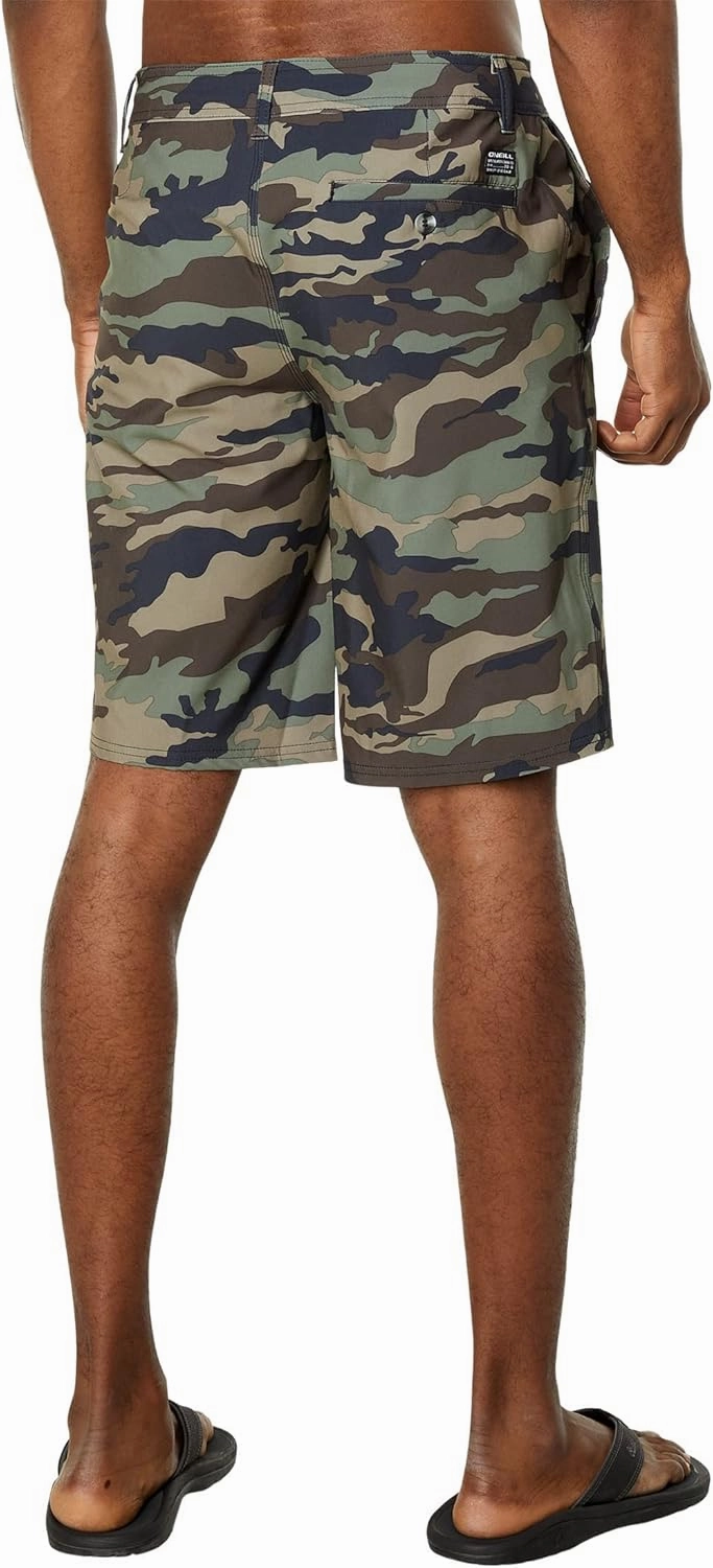 O'NEILL Men's 21 Inch Loaded 2.0 Hybrid Shorts - Water Resistant Mens Shorts with Quick Dry Stretch Fabric and Pockets