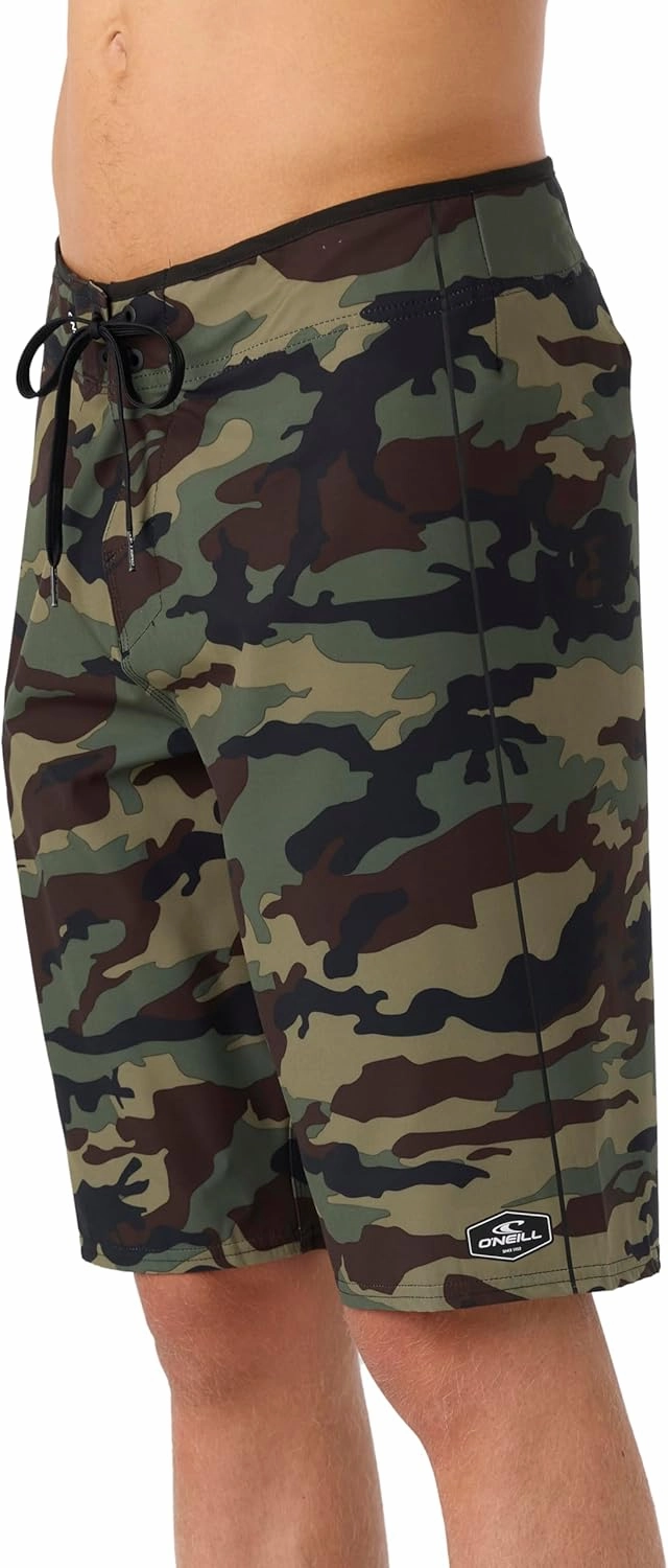 O'NEILL Men's Board Shorts 21 Inch Outseam GI Jack - Quick Dry Board Shorts Men's, Mens Board Shorts for Beach & Surfing