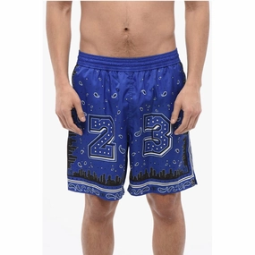 Off- Bandana Printed Men's Swimshorts