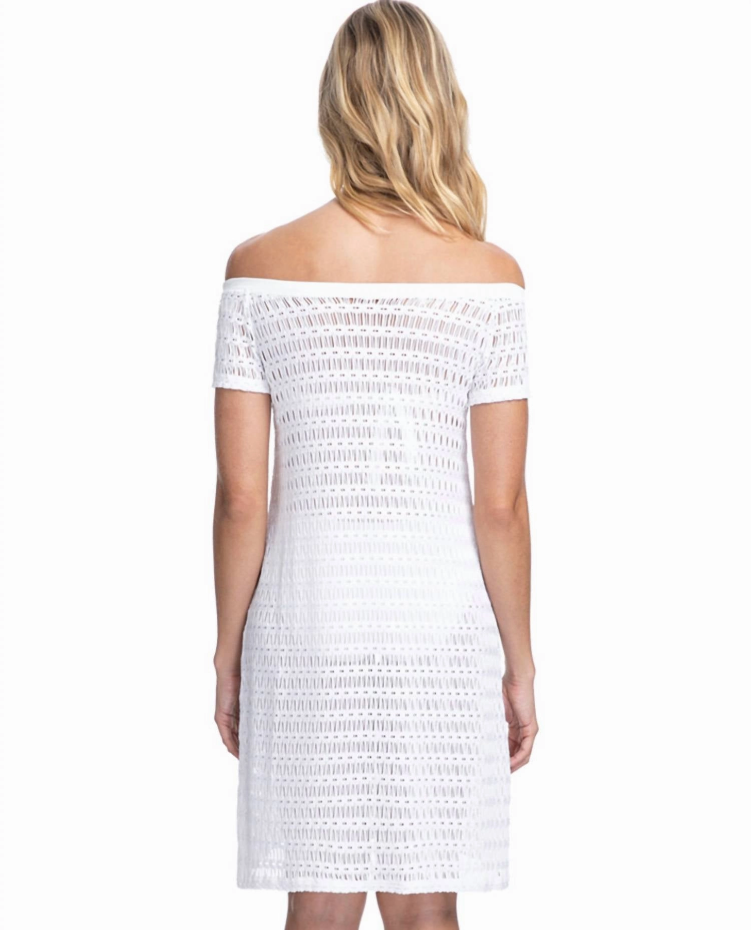 Off The Shoulder Cover Up Dress In Roulette