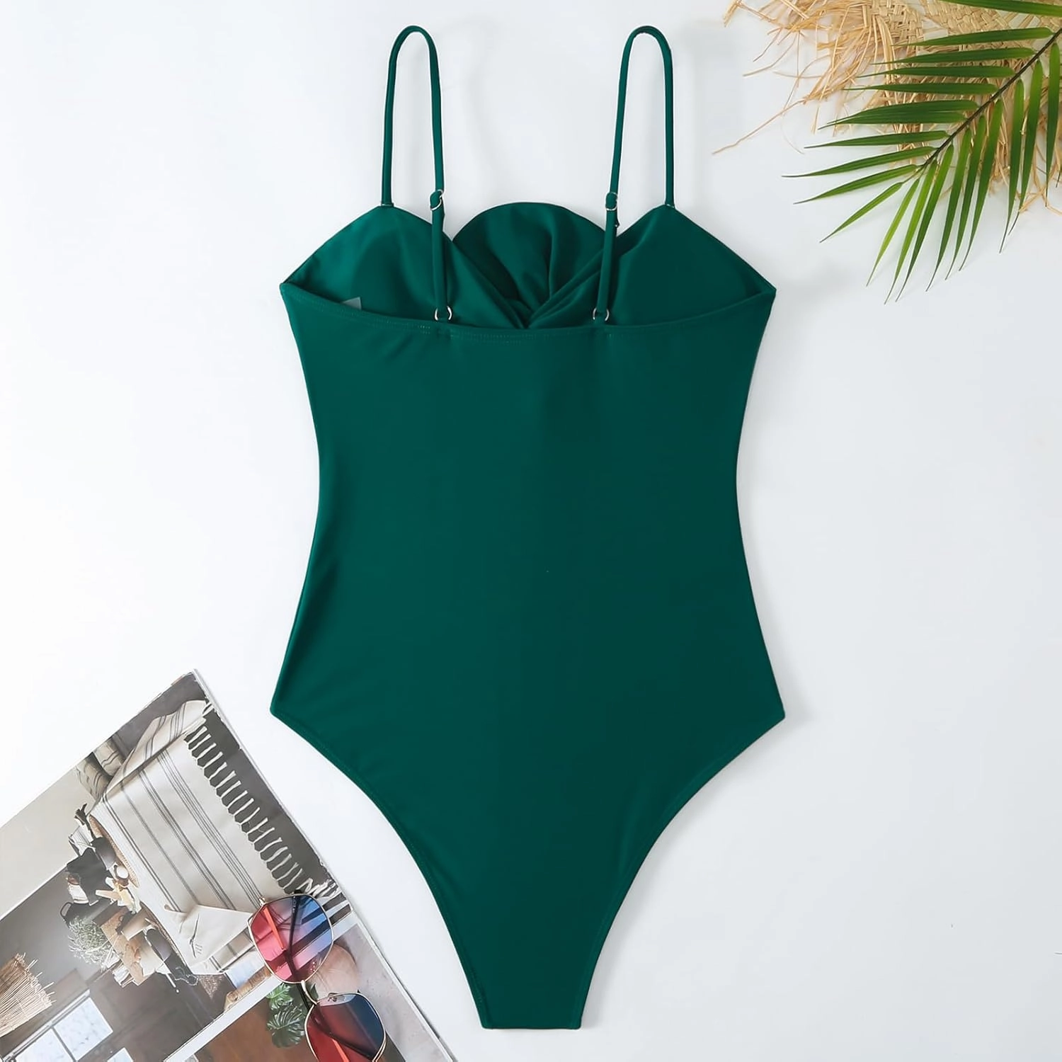 One Piece Swimsuit Women with Cover Up Set Retro Bathing Suit for Women Tummy Control Beach Wrap Skirt