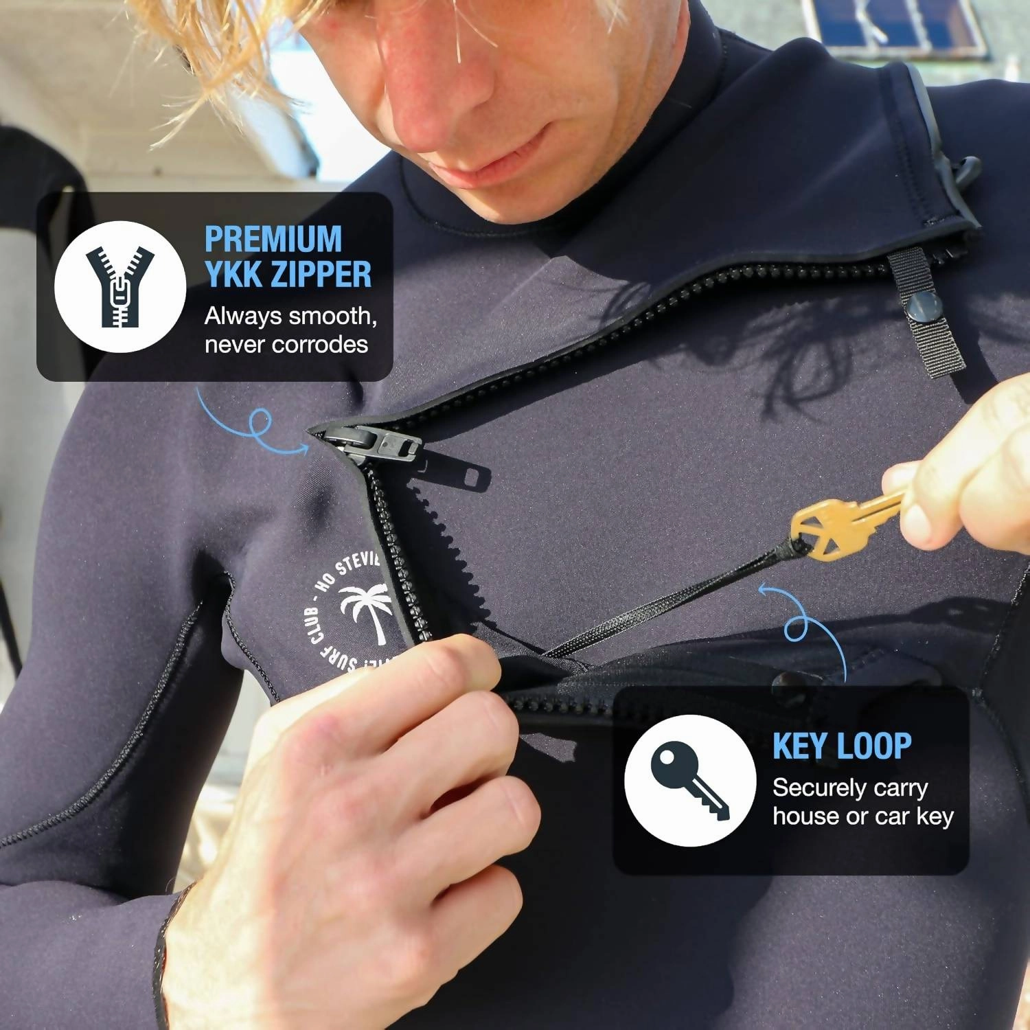 ONeill Epic 4/3Mm Back Zip Full Wetsuit In Black
