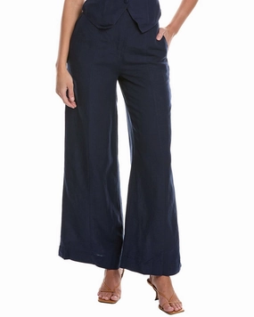 Onia Air Linen-Blend Palazzo Pant