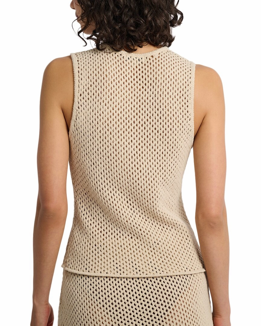 Onia Crochet Knit Tie Front