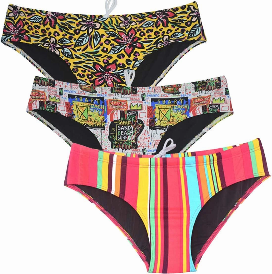 OROCOJUCO Sports Men's Swim Brief Bikini Swimwear Board Shorts Surf Boxer Body Swimsuits Trunks