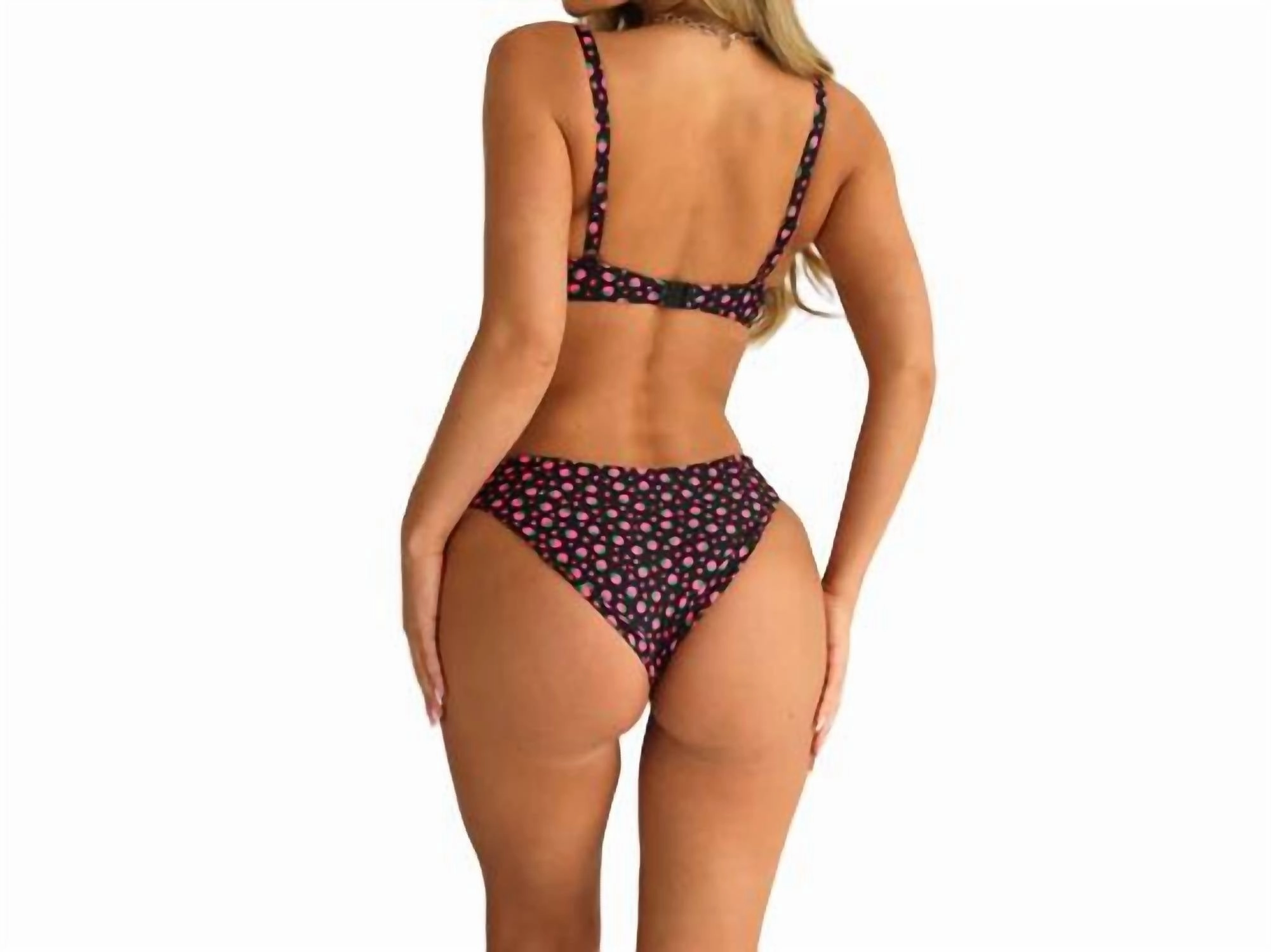 Padded Underwire Top In Ruby Kisses